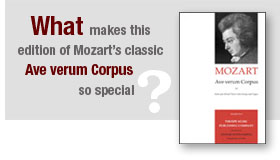 What makes this edition of Mozart's classic "Ave verum Corpus" so special?